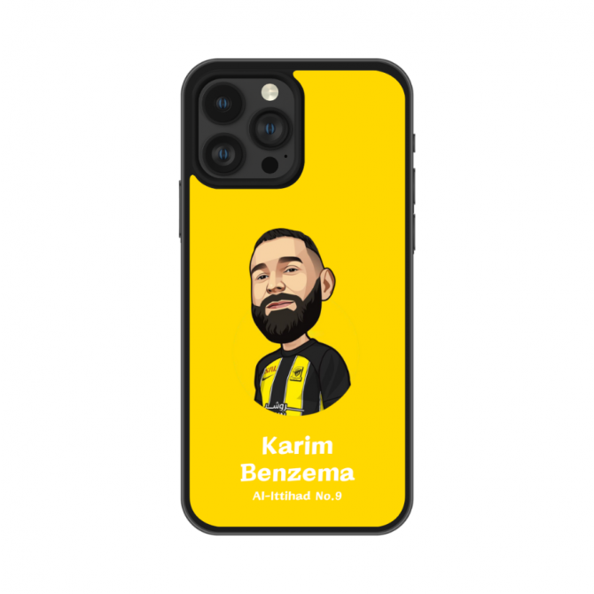 Karim Benzema Cartoon Caricature Phone Case