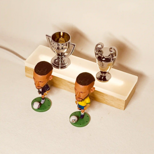Neymar Jr Mini Figure & Metal Trophy